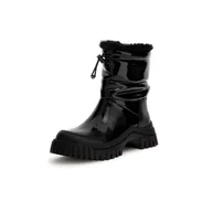 Kozaki damskie - Damskie Buty zimowe GUESS LOLITA2 FL8LO2PAT10-BLACK – Czarny - miniaturka - grafika 1