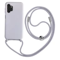 Etui i futerały do telefonów - Samsung Galaxy A13 4G Etui ze smyczą Półsztywne 80cm Fioletowe - miniaturka - grafika 1