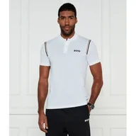 Koszule męskie - BOSS GREEN Polo BOSS x Matteo Berrettini Pariq MB 8 Slim Fit stretch - miniaturka - grafika 1