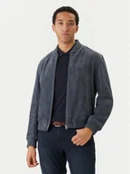 Kurtki męskie - BOSS Kurtka skórzana H-Muller 50543213 Niebieski Regular Fit - miniaturka - grafika 1