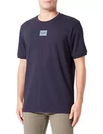 Koszulki męskie - HUGO T-shirt męski Diragolino_v, Dark Blue405, M - miniaturka - grafika 1