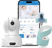 Elektroniczne nianie i monitory oddechu - Monitor snu i oddechu dla niemowląt 0-3 lat z kamerą HD - inteligentna niania elektroniczna - miniaturka - grafika 1