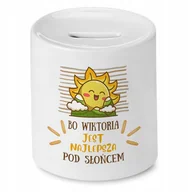 Skarbonki - Skarbonka na Urodziny 19 19te 19-te na Prezent z Nadrukiem ze Zdjęciem + Opakowanie na prezent (wzór 02) - miniaturka - grafika 1