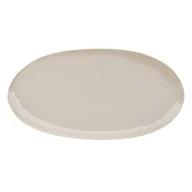 Talerze - Verlo ETER Talerz owalny 43x22,5 cm, beżowy - miniaturka - grafika 1