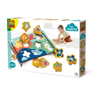 SES Creative, Sorter puzzle kształtów - Sortery dla dzieci - miniaturka - grafika 1