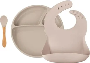 MINIKOIOI MINIKOIOI indų rinkinys BLW, Bubble rusvai gelsvas, 101070023 - Miseczki i talerzyki dla dzieci - miniaturka - grafika 1