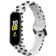 Akcesoria do smartwatchy - Pasek opaska silikonowa do Samsung Galaxy Fit 2 RM-220 "Wzór 7" - miniaturka - grafika 1