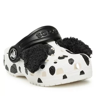 Buty dla chłopców - Klapki Crocs Crocs Classic Iam Dalmatian Clog T 209075 White/Black 103 - grafika 1