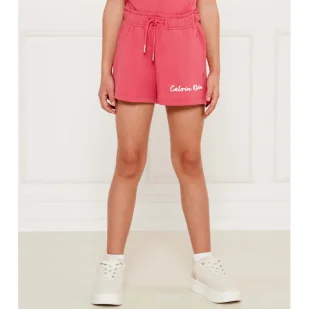 Calvin Klein Jeans Szorty Regular Fit - Spodnie i spodenki dla dziewczynek - miniaturka - grafika 1