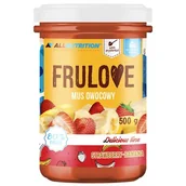 Konfitury, marmolady, powidła - ALLNUTRITION FRULOVE MUS OWOCOWY TRUSKAWKOWO BANANOWY 500G - miniaturka - grafika 1
