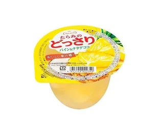 DOSSARI JELLY PINEAPPLE & COCO - SOCZYSTA GALARETKA ANANASOWA Z KOKOSEM, TARAMI 230g - Galaretki - miniaturka - grafika 1