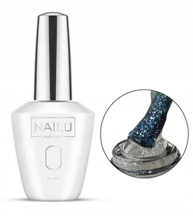 Nailu, Lakier hybrydowy Top coat #092 Hello Party, 8 ml - Utwardzacze do paznokci - miniaturka - grafika 1