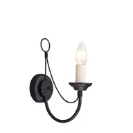 Lampy ścienne - Elstead Lighting Kinkiet Klasyczny 1pł CB1 BLK CARISBROOKE ELSCB1 BLACK - miniaturka - grafika 1