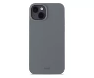 Etui i futerały do telefonów - Holdit Silicone Case iPhone 14 Plus Space Gray - miniaturka - grafika 1