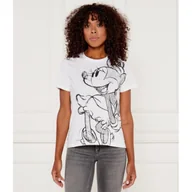 Koszulki i topy damskie - Desigual T-shirt DESIGUAL X DISNEY | Regular Fit - miniaturka - grafika 1