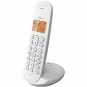 Telefony stacjonarne - Logicom Telefon Bezprzewodowy DECT ILOA 155T SOLO Biały - miniaturka - grafika 1