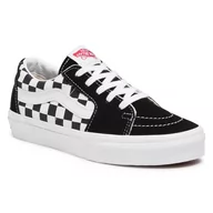 Trampki damskie - Vans Tenisówki Sk8-Low VN0A4UUK4W71 (Canvas/Suede)Blkchckrbrd - miniaturka - grafika 1