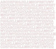 Pasmanteria - Litery samoprzylepne 1 cm białe z połyskiem - Błyszcząca - miniaturka - grafika 1