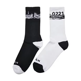 Mister Tee Skarpety uniseks Major City 0221 Socks 2-pak czarne/białe 43-46, czarny/biały, 43-46 EU - Skarpetki damskie - miniaturka - grafika 1