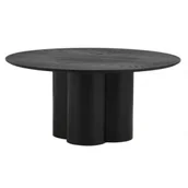 Ławy i stoliki kawowe - HowHomely Stolik kawowy Tiga czarny 100 cm - miniaturka - grafika 1