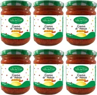 Majonezy i dressingi - Pikantny krem Nduja, krem do smarowania salami z ostrą papryczką chilli | Pikantna przyprawa do mięs, zup, makaronów | 6 słoiki po 180 g każdy - miniaturka - grafika 1