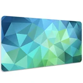 Podkładki na biurko - Podkładka na biurko Abstrakcja w barwach niebieskich 100x50 cm - miniaturka - grafika 1