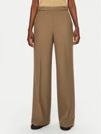 Spodnie damskie - BOSS Spodnie palazzo Tupita 50531846 Brązowy Wide Leg - miniaturka - grafika 1