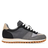 Sneakersy damskie - Sneakersy Novesta Marathon Trail N459002-320FLU001 Szary - miniaturka - grafika 1