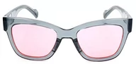 Okulary przeciwsłoneczne - adidas Damskie okulary przeciwsłoneczne, szary, 52 - miniaturka - grafika 1