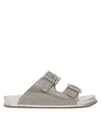 Klapki i japonki damskie - Le Silla Klapki 3771D040MIPPSTD Srebrny - miniaturka - grafika 1