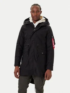 Alpha Industries Parka Studio M-51 Fishtail 258112 Czarny Regular Fit - Kurtki męskie - miniaturka - grafika 1
