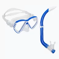 Maski do nurkowania - Zestaw do snorkelingu dziecięcy Aqualung Cub Combo transparent/blue - miniaturka - grafika 1