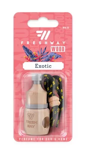 EXOTIC | FRESHWAY  Normal Wood - Zapachy samochodowe - miniaturka - grafika 1