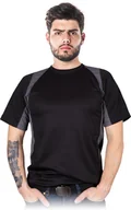 Odzież robocza - T-SHIRT MĘSKI REIS TSMODERN; CZARNO-SZARY - miniaturka - grafika 1