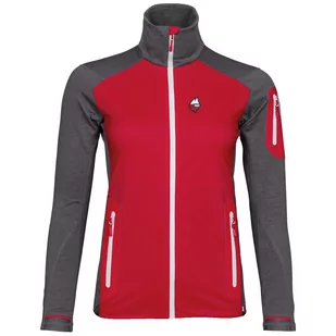 Kurtka damska High Point Merino Alpha Lady Rozmiar: L / Kolor: czerwony/szary - Kurtki i kamizelki sportowe damskie - miniaturka - grafika 1
