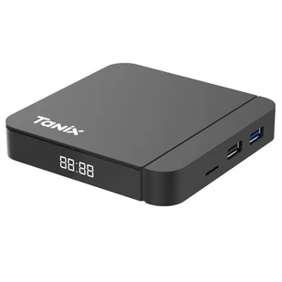 TV BOX TANIX W2, Android 11, Amlogic S905W2 czterordzeniowy, ARM Cortex A53, 4GB RAM 64GB ROM, 2.4G/5G WiFi - Czarny - TV Box - miniaturka - grafika 1