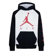 Bluzy dla chłopców - NIKE Jordan Jumpman Air Speckle bluza chłopięca biała kod 95A167-F66 - miniaturka - grafika 1