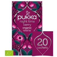 Herbata - Pukka Night Time Berry Bio 20 saszetek 20 sasz. Bio - suplement - miniaturka - grafika 1