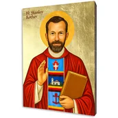 Ikony i obrazy sakralne - Ikona błogosławionego Stanley''a Rother''a - miniaturka - grafika 1