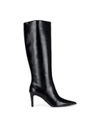 Kozaki damskie - Nine West Kozaki WFA3424-1 Czarny - miniaturka - grafika 1