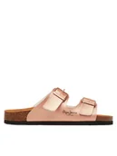 Klapki i japonki damskie - Pepe Jeans Klapki PLS90621 Złoty - miniaturka - grafika 1