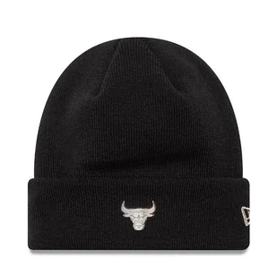 Czapka New Era Metallic Cuff Beani 60565216 Czarny - Czapki męskie - miniaturka - grafika 1