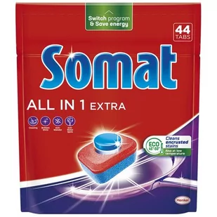 Tabletki do zmywarek SOMAT All in One Extra - 44 szt. - Akcesoria i części do zmywarek - miniaturka - grafika 1