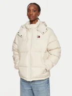 Kurtki damskie - Tommy Jeans Kurtka puchowa Alaska DW0DW18610 Beżowy Regular Fit - miniaturka - grafika 1
