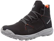 Buty trekkingowe męskie - Mammut Męskie buty trekkingowe Saentis Pro WP, Czarny żywy pomarańczowy, 46 EU - miniaturka - grafika 1