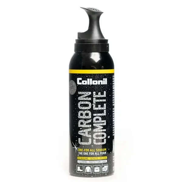 Pianka do Czyszczenia Pielęgnacji Wszystkich Butów Carbon 125ml Collonil szampon obuwniczy, aerozol, każdy materiał, impregnacja