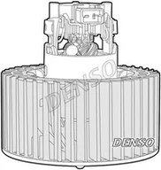 Akcesoria do klimatyzacji i ogrzewania - Wentylator wewnętrzny Denso DEA09049 - miniaturka - grafika 1