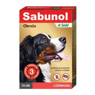 SABUNOL Obroża dla psa 75 cm - Artykuły przeciw pasożytom - miniaturka - grafika 1