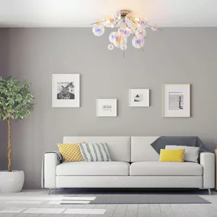 Nave Designerska LAMPA sufitowa EXPLOSION 1085130 szklana OPRAWA plafon pręty kule balls chrom multikolor 1085130 - Lampy sufitowe - miniaturka - grafika 1