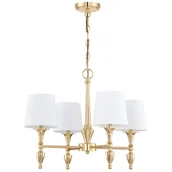 Lampy sufitowe - Austin żyrandol 4-punktowy złoty P04142AU-WH - miniaturka - grafika 1